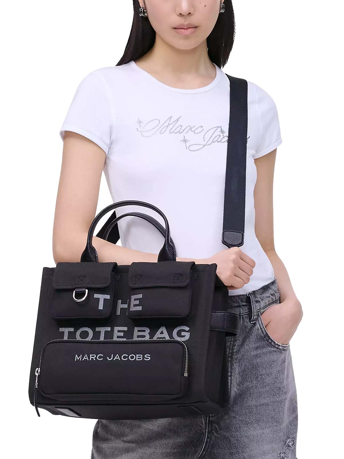 Marc Jacobs black cargo bag | Quaranta Boutique Marc jacobs